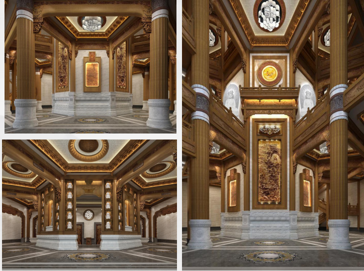 萬佛塔室內(nèi)設計(jì)