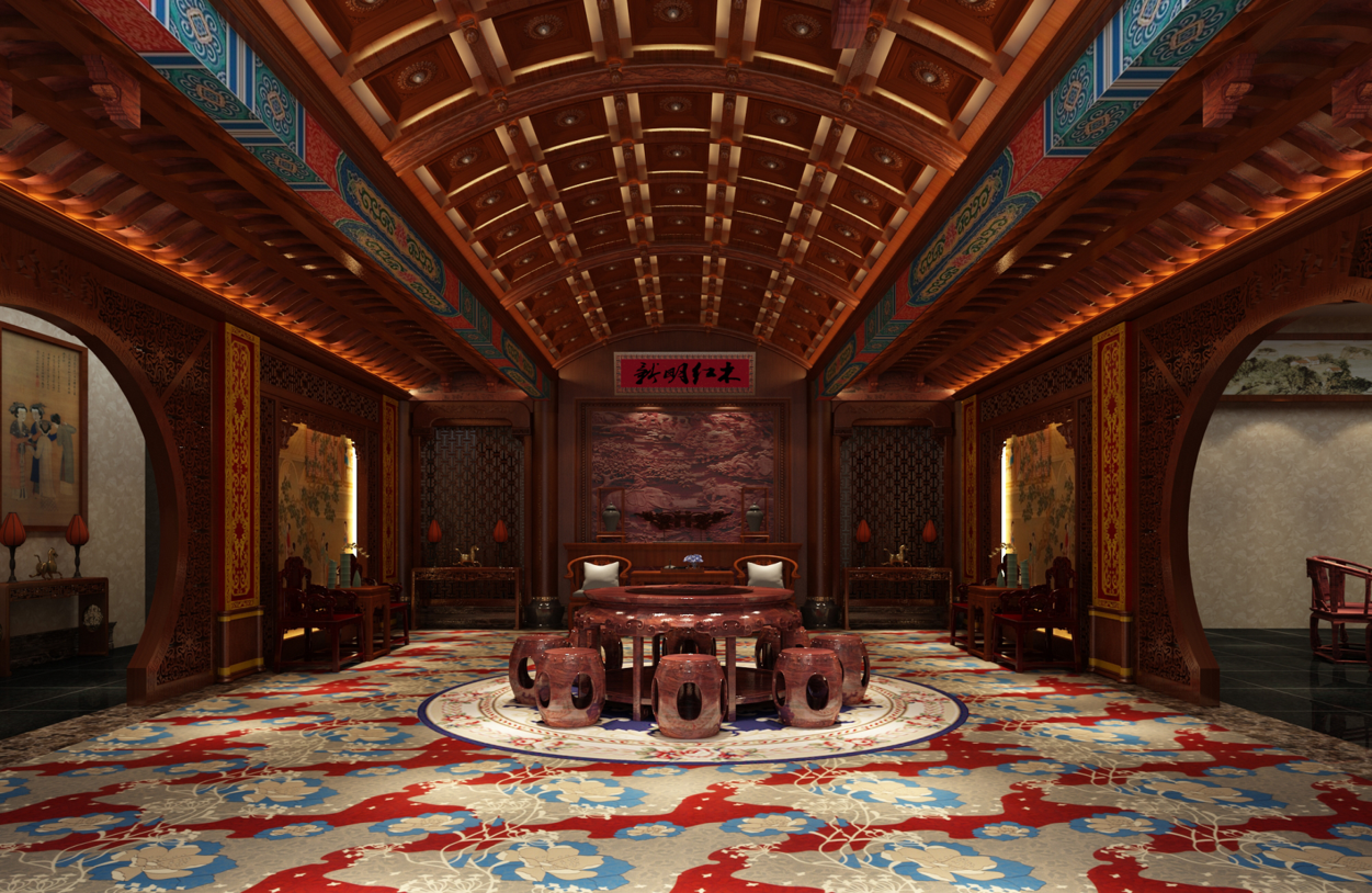 中式家(jiā)裝套間(jiān)