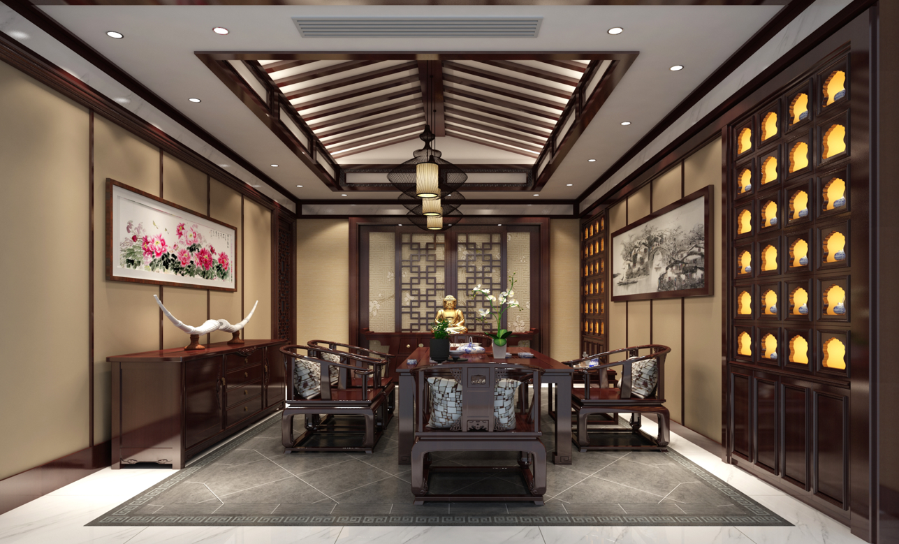 中式家(jiā)裝套間(jiān)